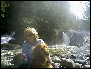 Cynthia & Skye at Rocky Falls