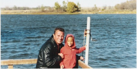Zion and I at The Lake