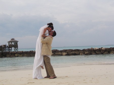 Wedding Day in the Bahamas Feb 2006