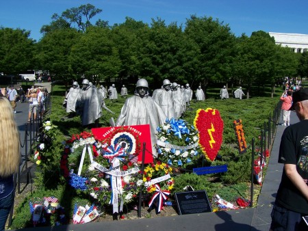 Wide angle of Korean Memorial