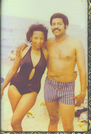 Phyllis and Jack at Sarah Constant Shrine Beach, Norfolk, VA.... 1976