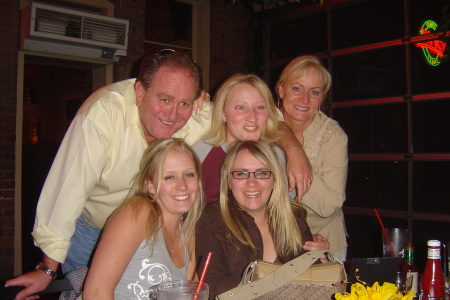 My brother Jim, My daughter Amy, me, Mindy and Shelly