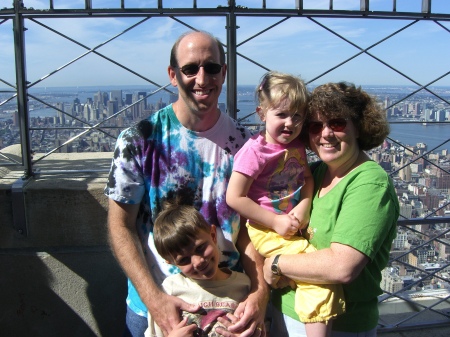 Family picture in the big apple