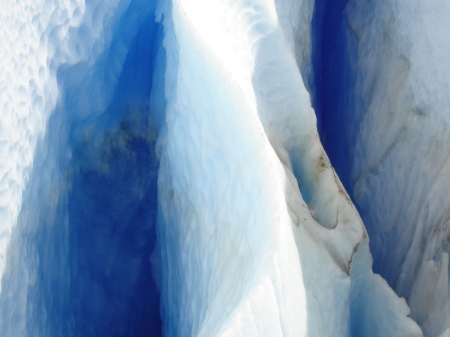 Crevasse on the Patagonian Icecap