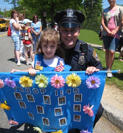 Kylie's 1st Parade for Daisy Troop 1145