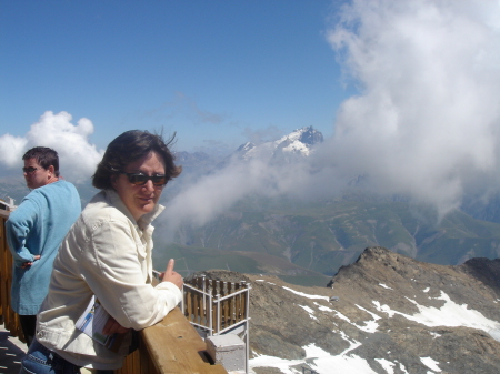 Above Alpe d'Huez, France, July 2005