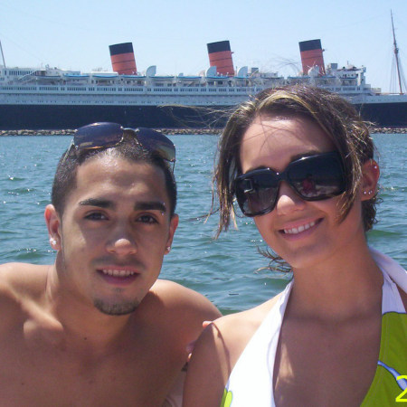 Nathan & Lexy (Queen Mary in back)