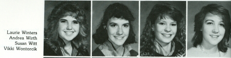 1987 Junior year yearbook photo