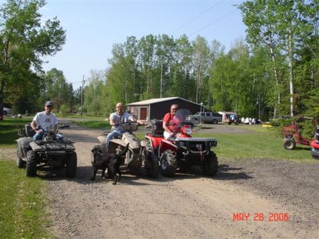 gettin ready to go play in the mud with Dad and Chuck