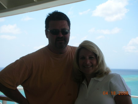 me and Jeff on cruise in 2006