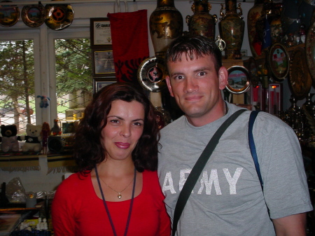 In Kosovo 2002 with a local