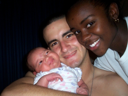 My Sis,her hubby, and their baby girl Lea