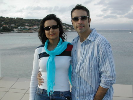 Ginny and I in France - 2005