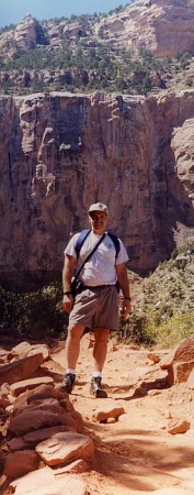 Dan hiking Grand Canyon