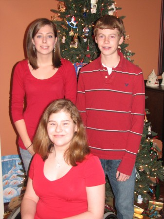 The kids, Christmas 2007