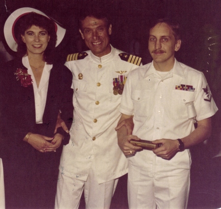 Lee Hill with Capt. Henry B. Chase and wife 1982.