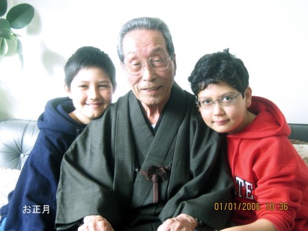 boys and grandfather