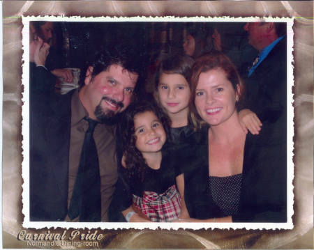 Our family on a cruise in 2005