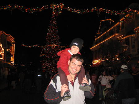 X-mas at Disneyland 2007