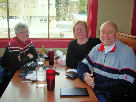 Tudi, Margie, & Mark at Lunch