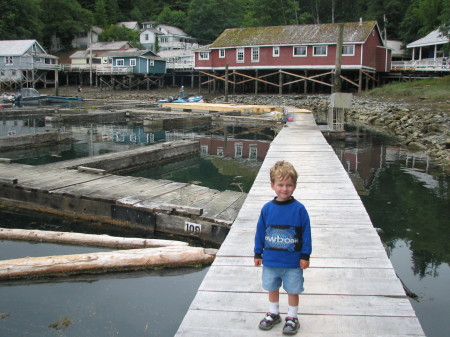 Joshua at Telegraph Cove, July 2006
