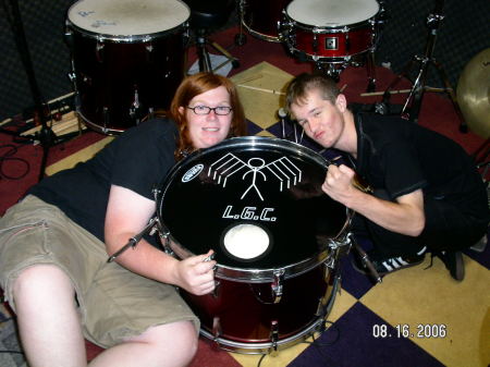 My son Kasey is the drummer
