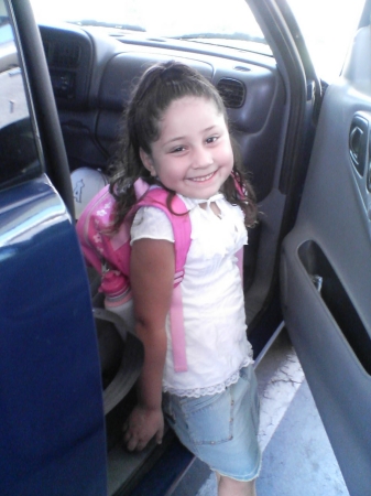 sierra 1st day of school 2