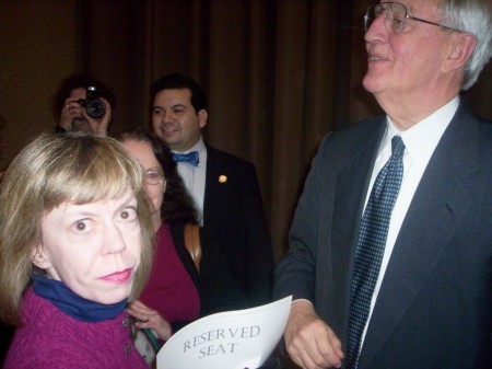 Fran with Walter Mondale