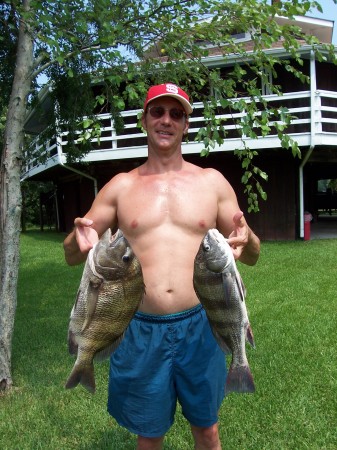 Fishing in New Orleans 2005 (I'm the one in the middle)