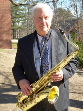 Charlie with his new tenor sax