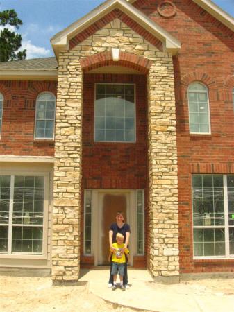 Checking out the new house