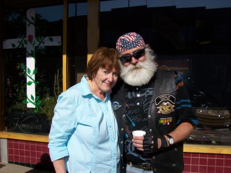 Dave Crosier and Annie at Rolling Thunder