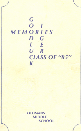 Glenda Cellini's album, Oldman's Middle School Class of '85 