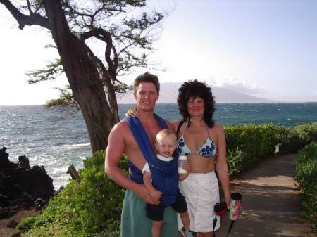 Family photo in Maui