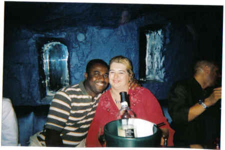 Eric and me in london at the club
