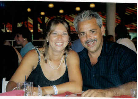 My husband and I at Saratoga Race Course