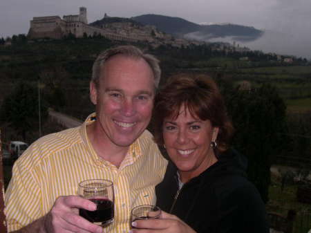 Tom and I in Italy, 2006