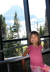 Elizabeth at Glacier Park