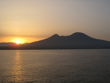Sunrise at Vesuvius, Italy July 21, 2008