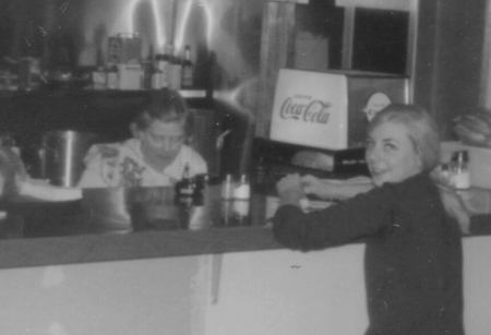 My Mom and Grandmother at the Lunch Counter