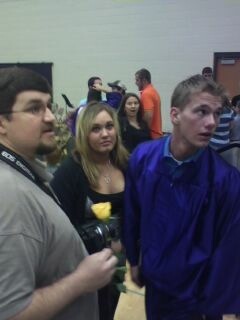 Robert and Kayla at his graduation