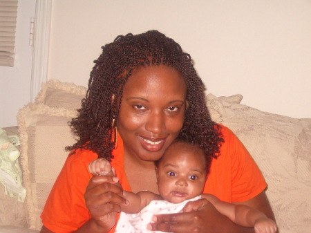 Me & my 2mo old g-baby Arianna