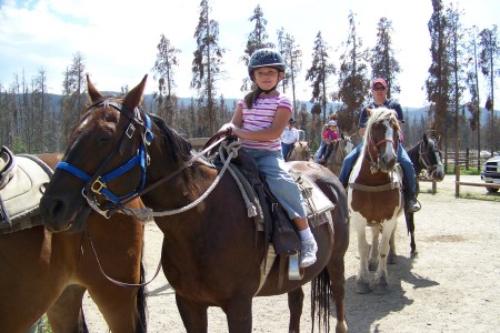 Amber's 1st Horseback Ride