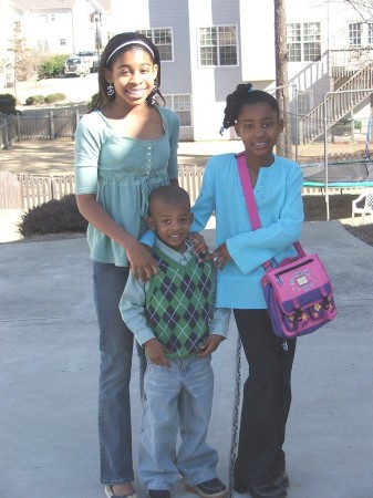 Amber, Mya and Joshua