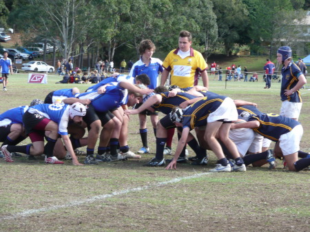 DEAN playing RugbyUnion game vs. a Perth team