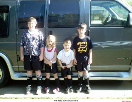 From left: Josh, Alexis, Chase, and Kobe