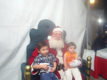 barbras kids with santa