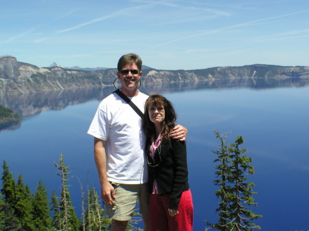 Steve & Donna at Crater Lake, Oregon