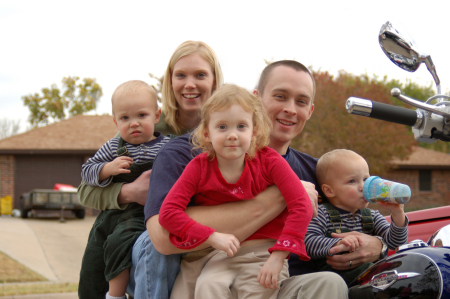 My oldest son and his family.