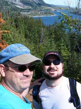 my boy and I in waterton canada  summer of 05